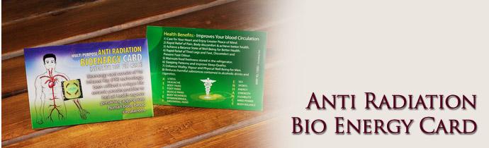 Anti Radiation Bio Energy Card