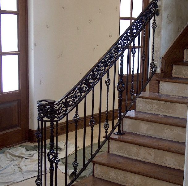 Wrought iron rails