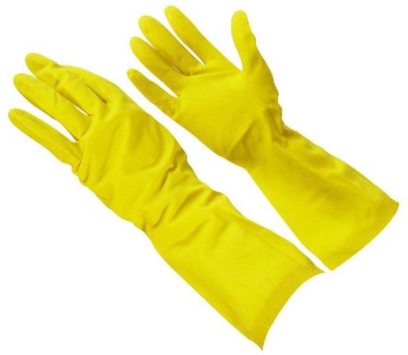 Household gloves yellow