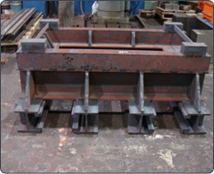 FABRICATION OF A STEEL CARRIAGE BASE FOR THE STEEL & MINING INDUSTRY