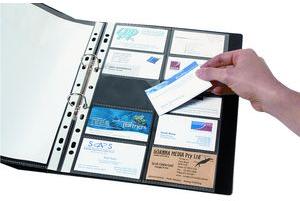 Rectangular PVC visiting card folder, Pattern : Plain