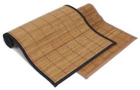 Rectangular Bamboo Mat, for Table Use, Size : 24x18inch