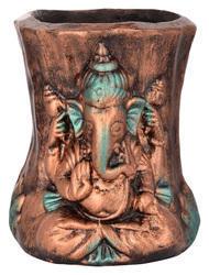 Terracotta Ganesh Vase