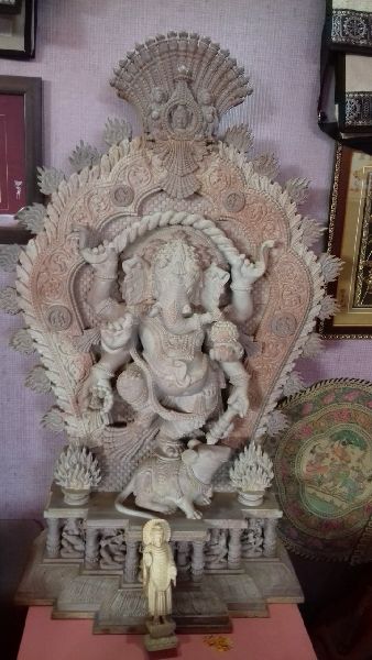 Ganesha stone statue