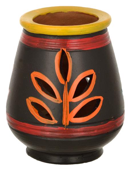 RURALSHADES Terracotta Hand Painted Diya Diffuser Handicraft