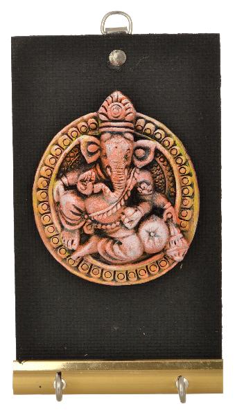 RURALSHADES Terracotta Mat finish Ganesha Key Holder