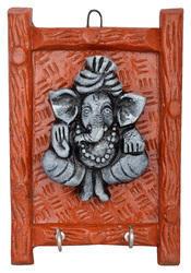 Terracotta Ganesh Key Holder