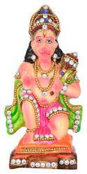 Terracotta Kundan Studded Hanuman Statues