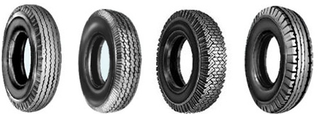 Three Wheeler Tyres, Size : 4.00-8