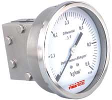 AQ - DIFFERENTIAL PRESSURE GAUGE DOUBLE DIAPHRAGM TYPE