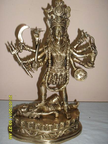 Black Ma Kali Brass Statue - Buy exclusive brass statues