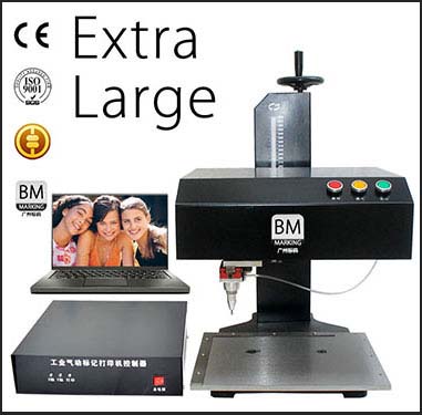 Ultra Large Touch Monitor Nameplate Steel Dot Pin Marking Machines