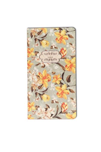 Floral Pattern Love Notebook Diary