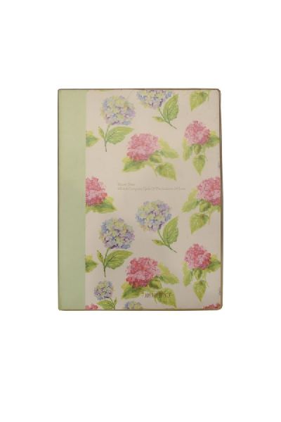 White Floral Covered Diary