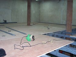 Mezzanine Floor with Plywood