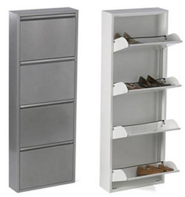 Metal Shoe Rack, Color : TEAK WOOD BROWN, COFFEE BROWN, BLACK, WHITE, MUNSHELL GRAY