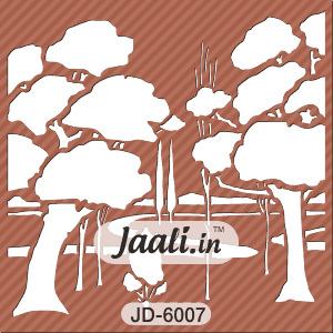 M_6007_M MDF Designer Jaali