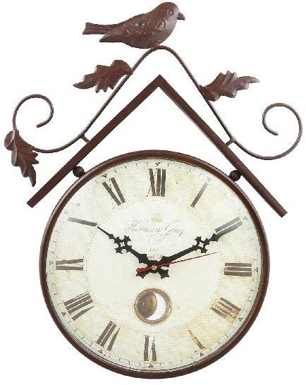 Sitting Sparrow antique clock