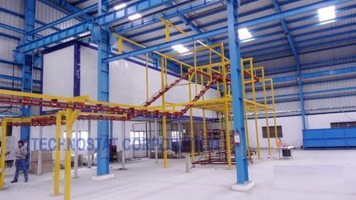 conveyorised powder coating plant