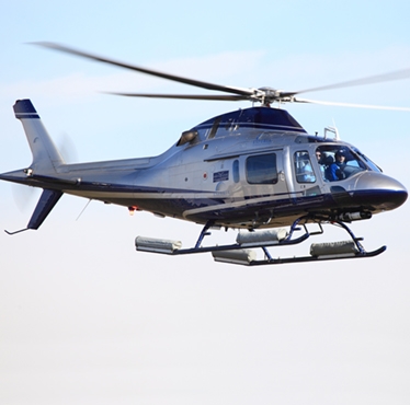 light single engine helicopter