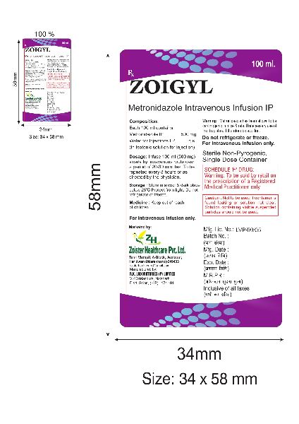 ZOIGYL INFUSION 100ML