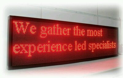 moving message display