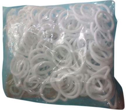 Pvc Window Curtain Rings, Color : White