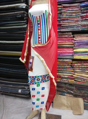 Arm Embroidered Unstitched Suits