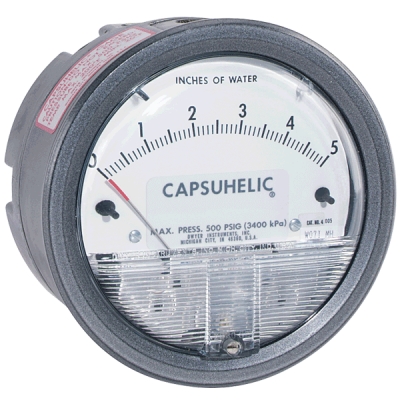 Capsuhelic Differential Pressure Gages
