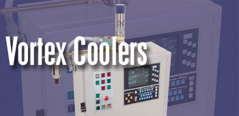 Vortex Tube Enclosure Cooler, for cooling electronic cabinets