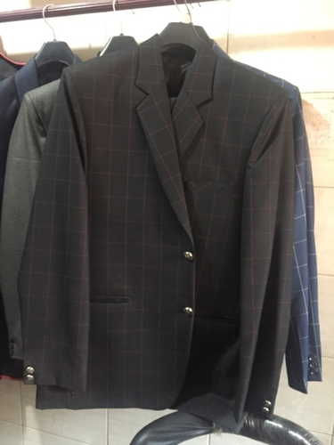 Cotton Mens Black Check Blazer, Feature : Exquisite design, Highly ...