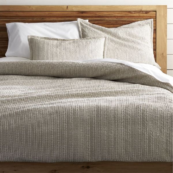 Cotton Fabric Duvet Covers, Pattern : Striped