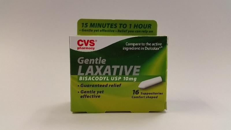 Gentle Laxative Suppositories (16 Pack)