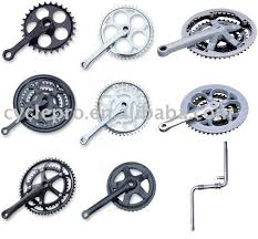 Chain wheels and cranks