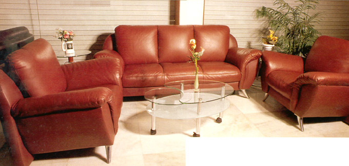 Rexin Sofa Set By Maharaja Bed Mart
