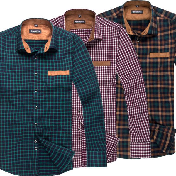 Checked Pure Cotton Mens Casual Shirts, Size : XL