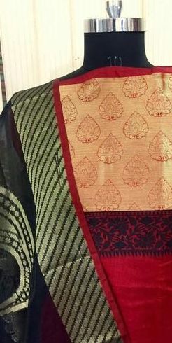 Handloom Banarasi Silk Dress Material, Size : Upto xxxl