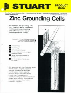 Zinc Grounding Cells