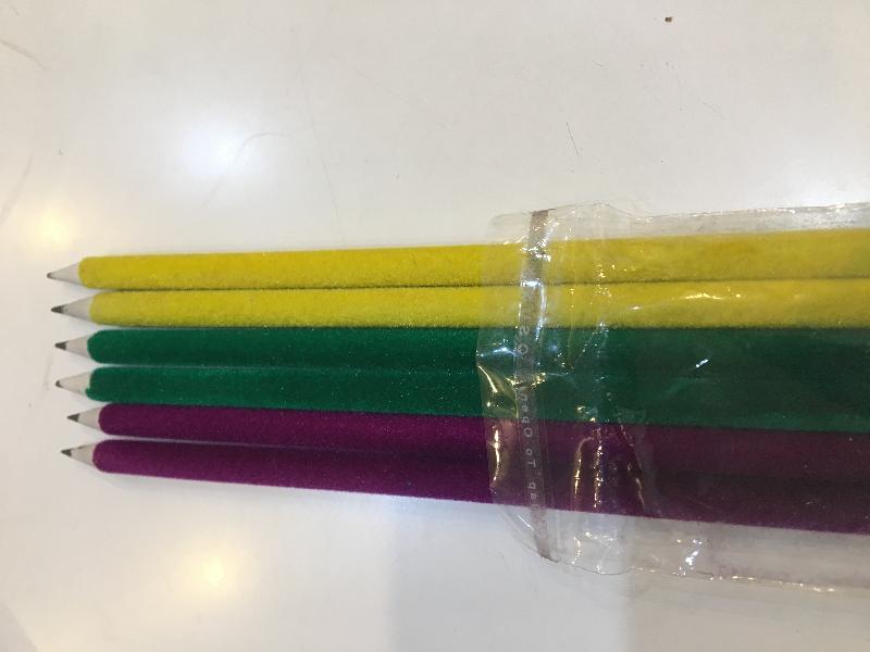  Polymer Velvet Pencil, for School, Office, Length : 7 Inch