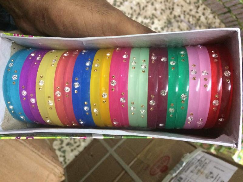 diamond plastic bangles