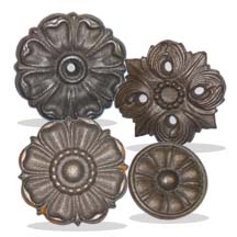 CAST IRON ROSETTES