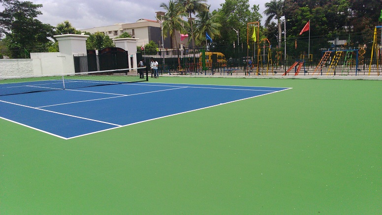 Tenis Court Making