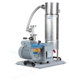 Rotary-vane pumping unit
