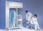 Cabinet; PCS-SDPVC, 52''W x 26.5''D x 94''H, Garment Storage
