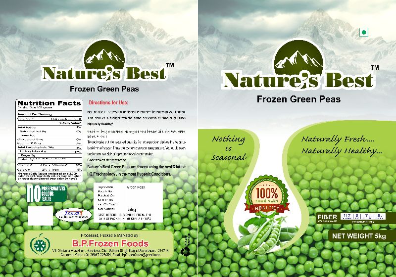 Nature\'s Best Frozen Green Peas