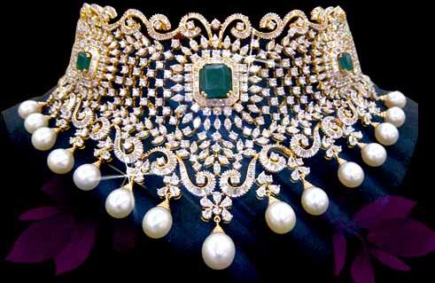 Diamond Necklace, Technics : Handmade