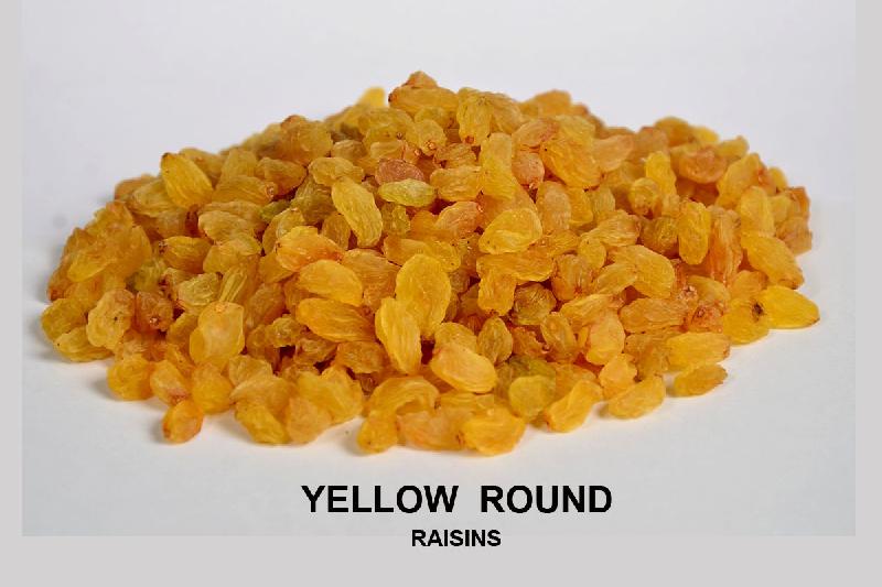 Yellow Round Raisins, Taste : Sour, Sweet