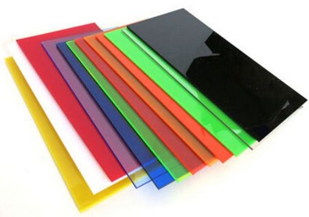 ACRYLIC CAST COLOR SHEET PAPER MASKED