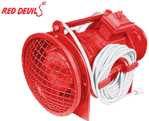 Red Devil portable vaneaxial fan