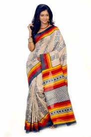 Bengal Tussar Silk Sarees